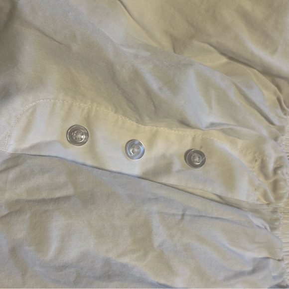 Daily Drills Women's White Poplin Boxer Shorts - Picture 6 of 6